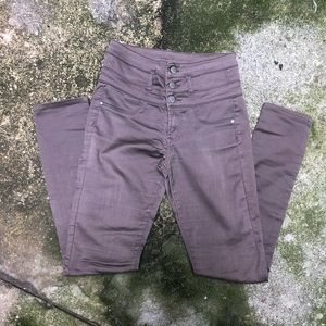 High Waist Stretch Denim